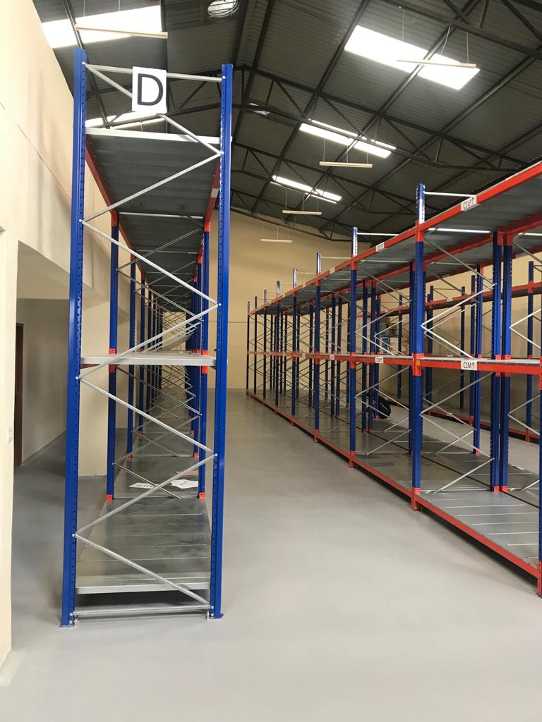 D Racks in Pharma Wholesale Warehouse 1